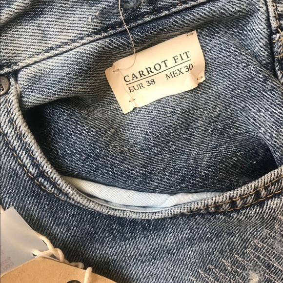 NWT distressed side zippers carrot fit size 30 men - Picture 7 of 9